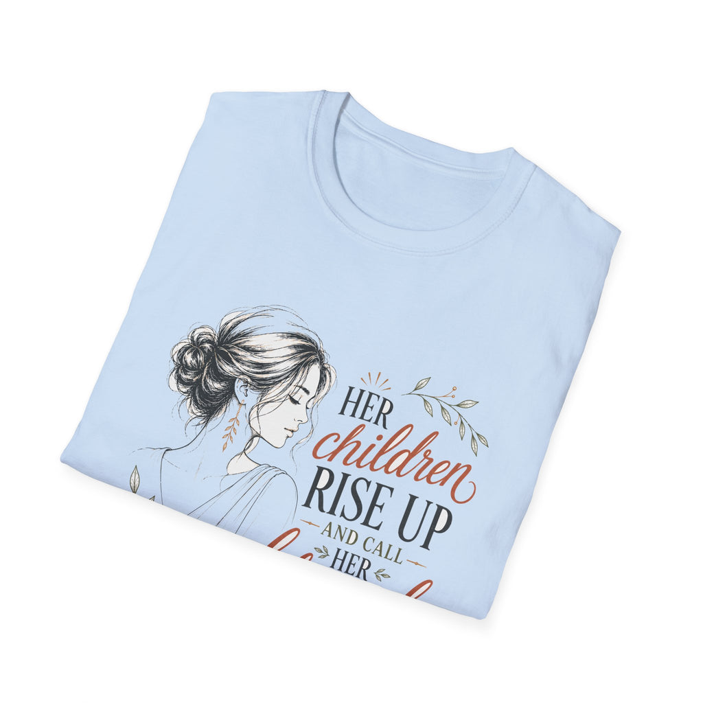Her Children Rise Up Blessed T-Shirt — Inspirational Tee