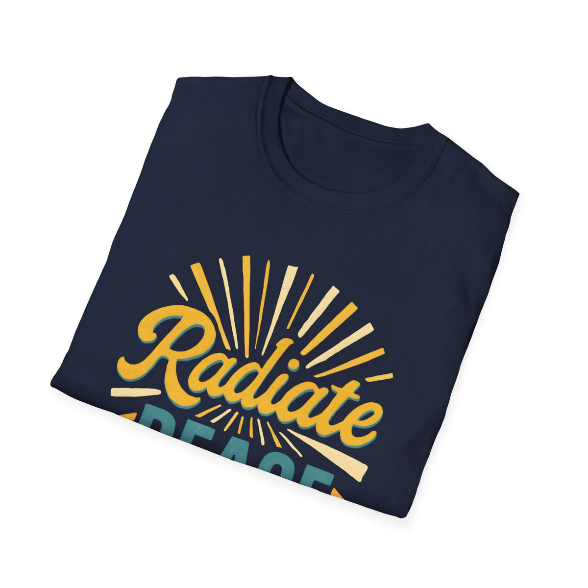 Radiate Peace T-Shirt — Sunshine Graphic Tee for Mindful Living