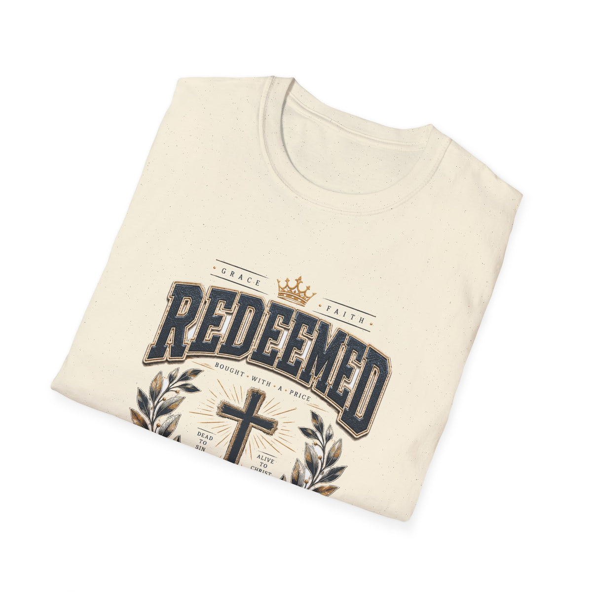 Redeemed Christian T-Shirt — Cross & Laurel Faith Tee
