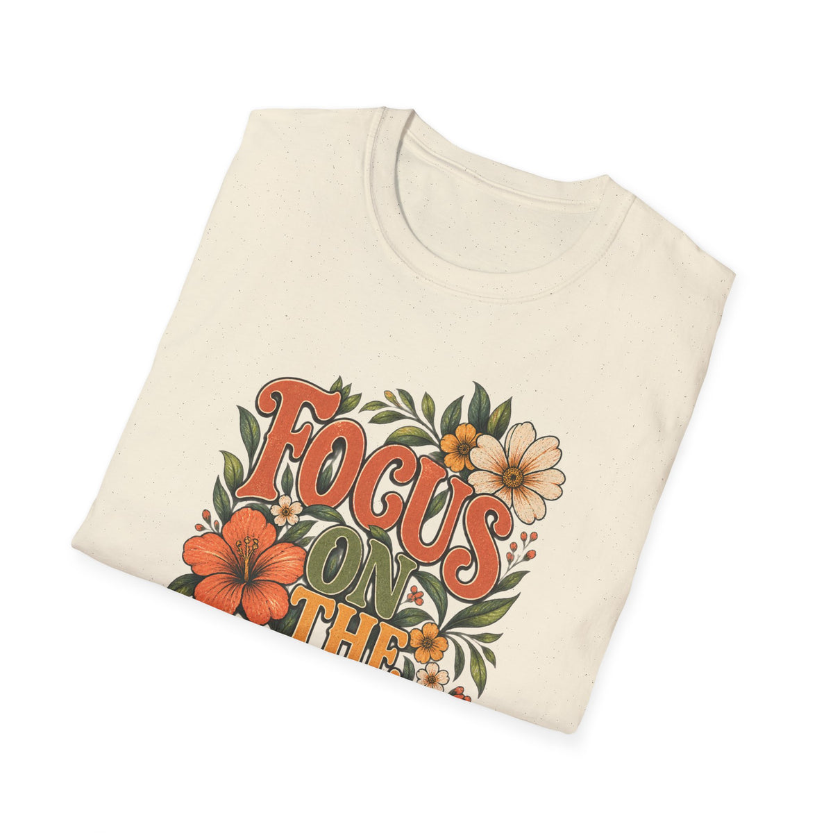 Focus on the Lord Floral Christian T-Shirt