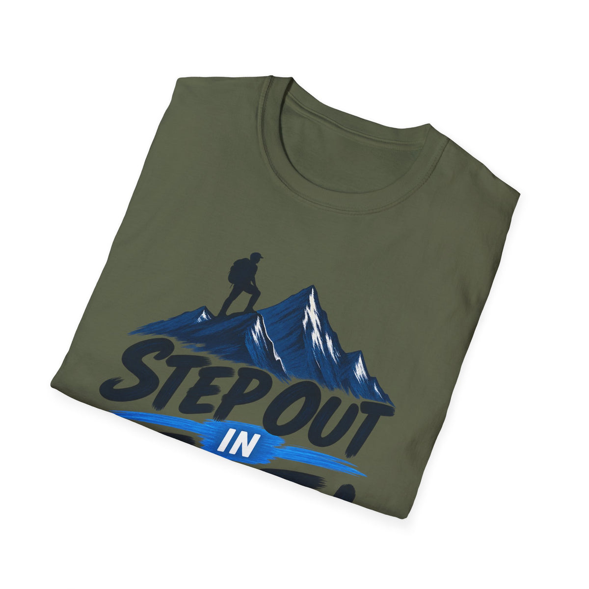 Step Out in Faith Christian T-Shirt – Matthew 14:29