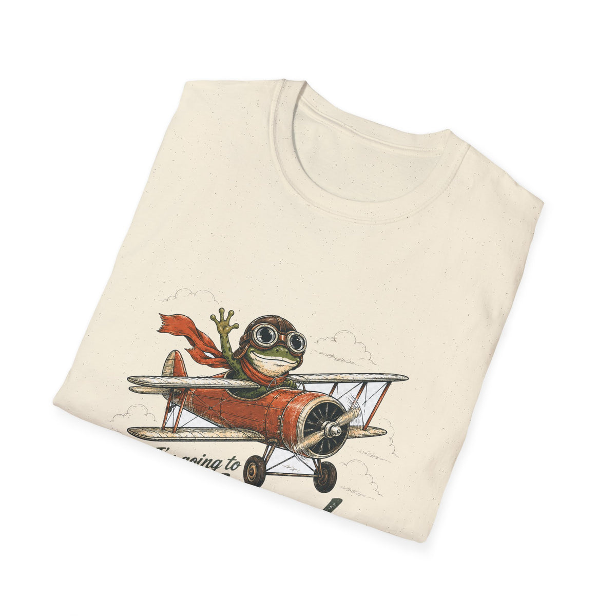 Copy of Copy of I'm Going to Church T-Shirt — Vintage Pilot Bull Dog Graphic Tee
