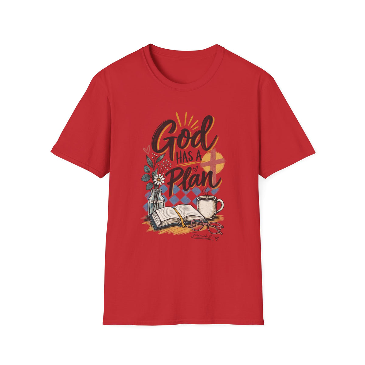 God Has a Plan Christian Faith T-Shirt