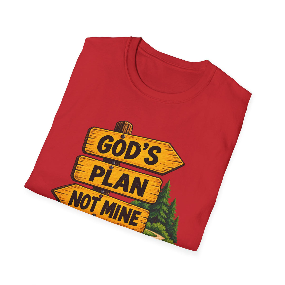 God's Plan Not Mine T-Shirt – Jeremiah 29:11 Christian Faith Tee