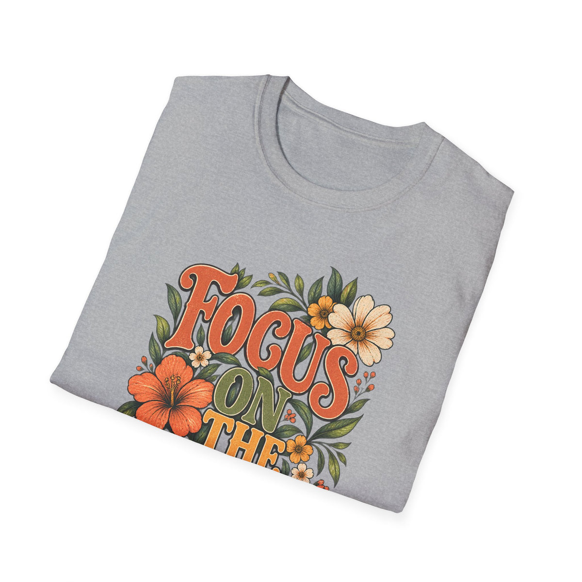Focus on the Lord Floral Christian T-Shirt