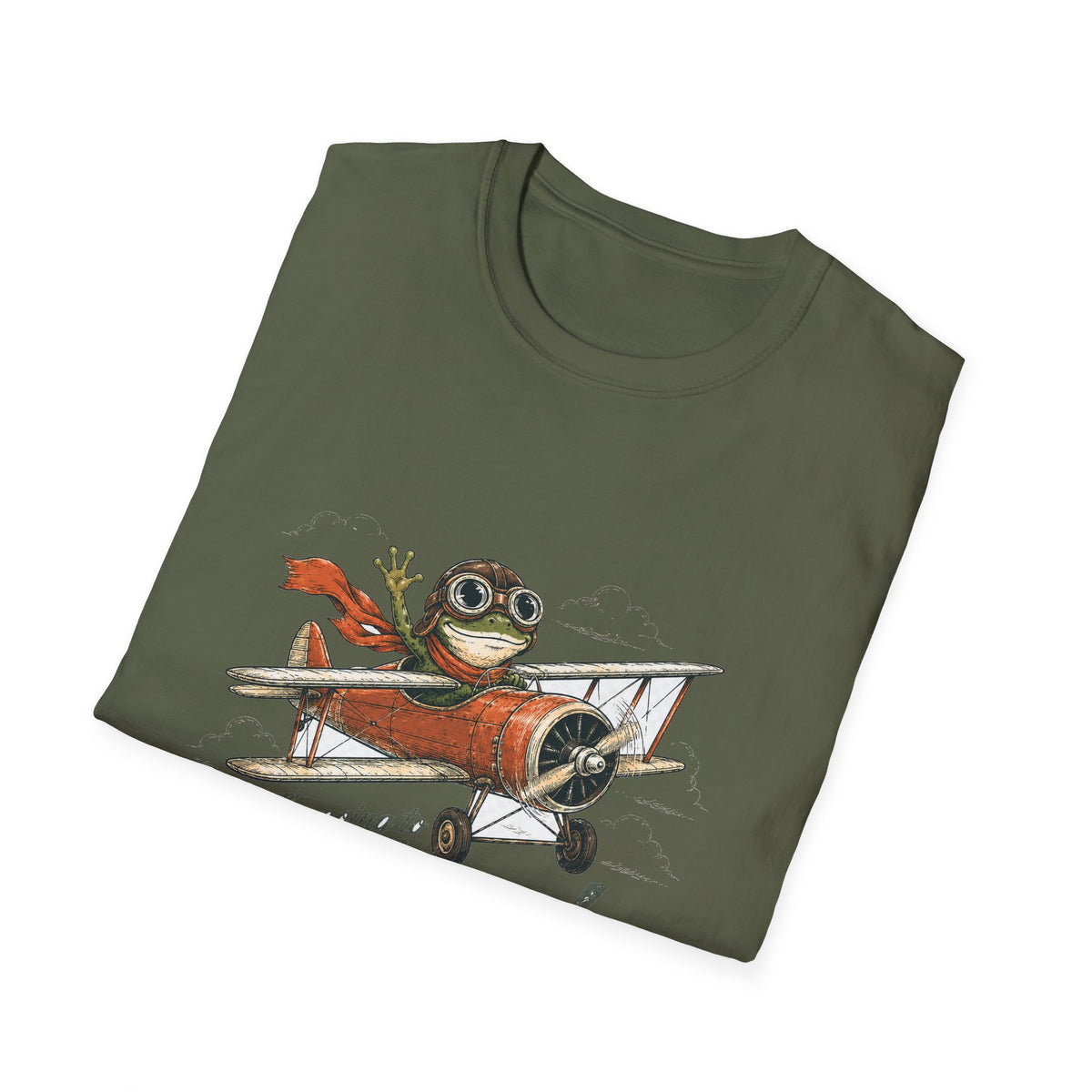 Copy of Copy of I'm Going to Church T-Shirt — Vintage Pilot Bull Dog Graphic Tee