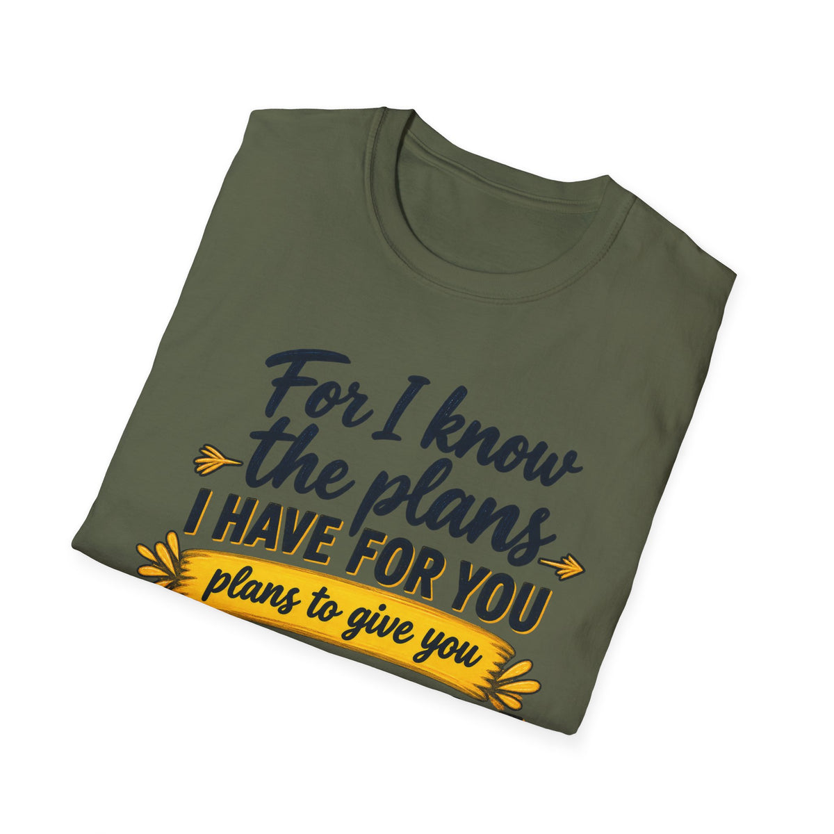 Jeremiah 29:11 Inspirational T‑Shirt — "For I Know the Plans I Have for You" Christian Faith Tee