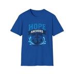 Hope Anchors the Soul T-Shirt — Christian Anchor Tee (Hebrews 6:19)