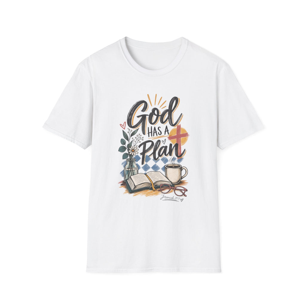 God Has a Plan Christian Faith T-Shirt