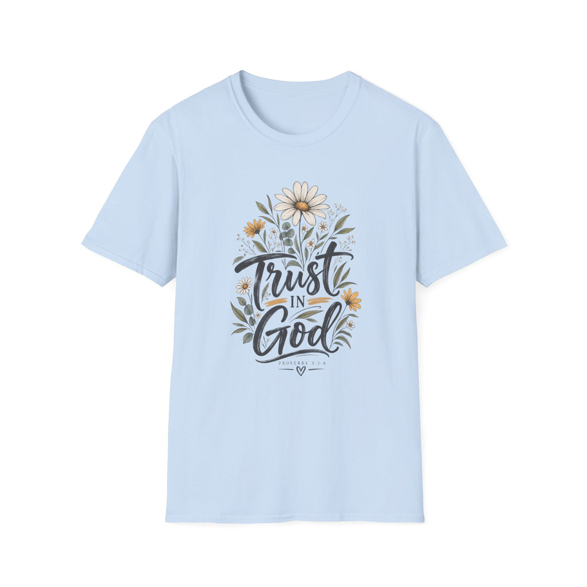 Trust in God Floral Faith T-Shirt