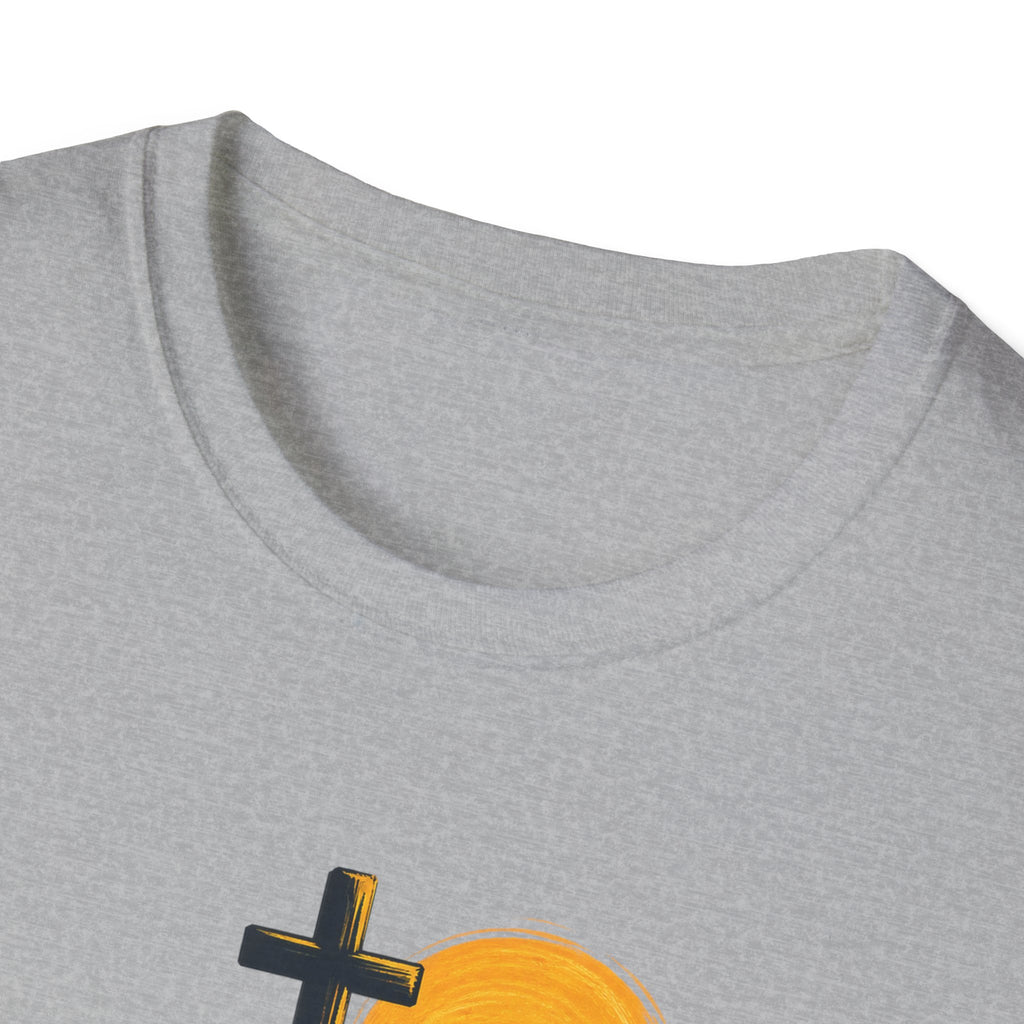 Forever With Jesus T-Shirt — Christian Faith Mountain Cross Tee (John 14:3)