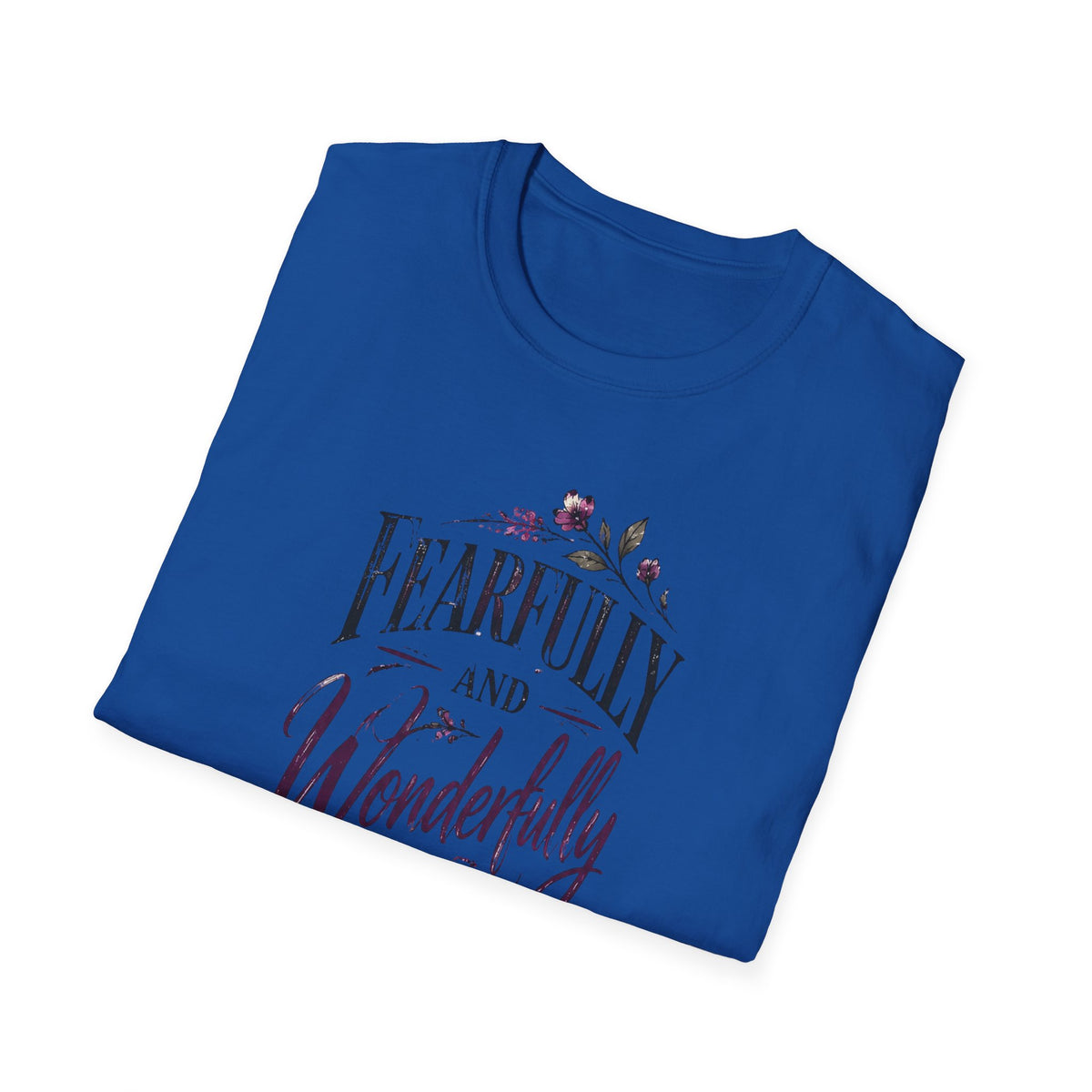 Fearfully and Wonderfully Made Inspirational Bible Verse T-Shirt