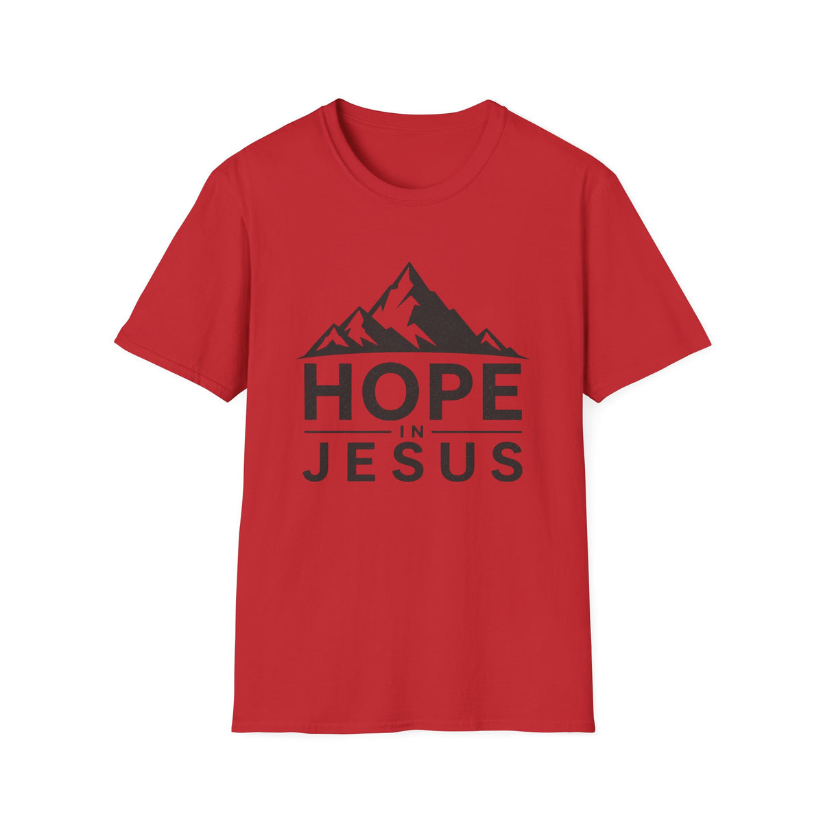 Hope in Jesus Mountain Christian T-Shirt