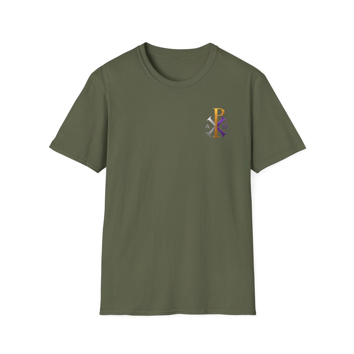 Small Alpha Omega Chi Christian T-Shirt