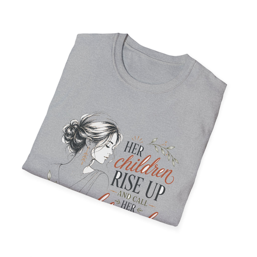 Her Children Rise Up Blessed T-Shirt — Inspirational Tee