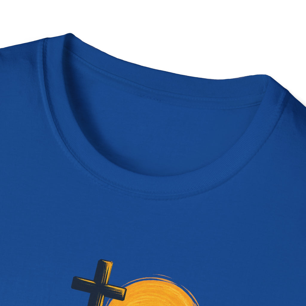 Forever With Jesus T-Shirt — Christian Faith Mountain Cross Tee (John 14:3)