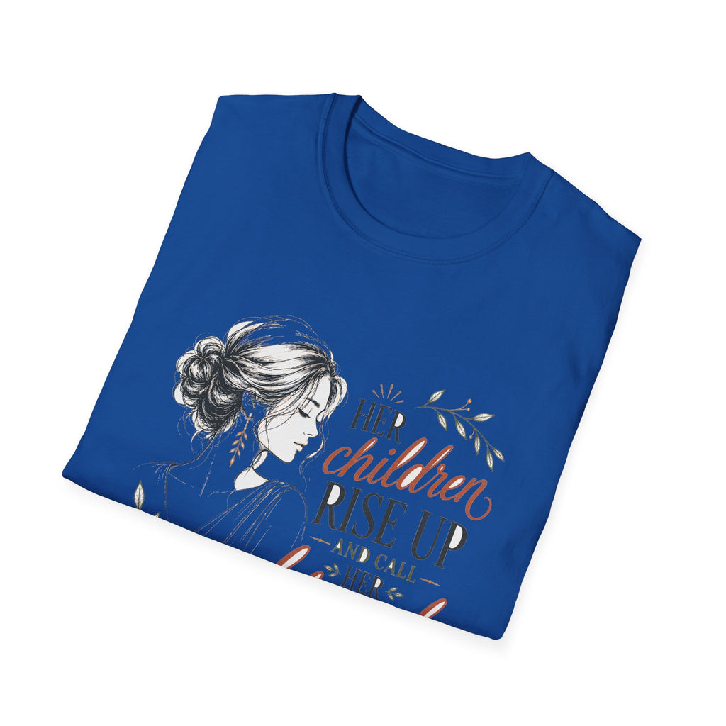 Her Children Rise Up Blessed T-Shirt — Inspirational Tee