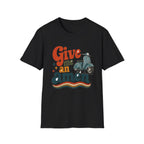 Give Me an Amen Graphic Scooter T-Shirt – Faith-Inspired Christian Retro Design