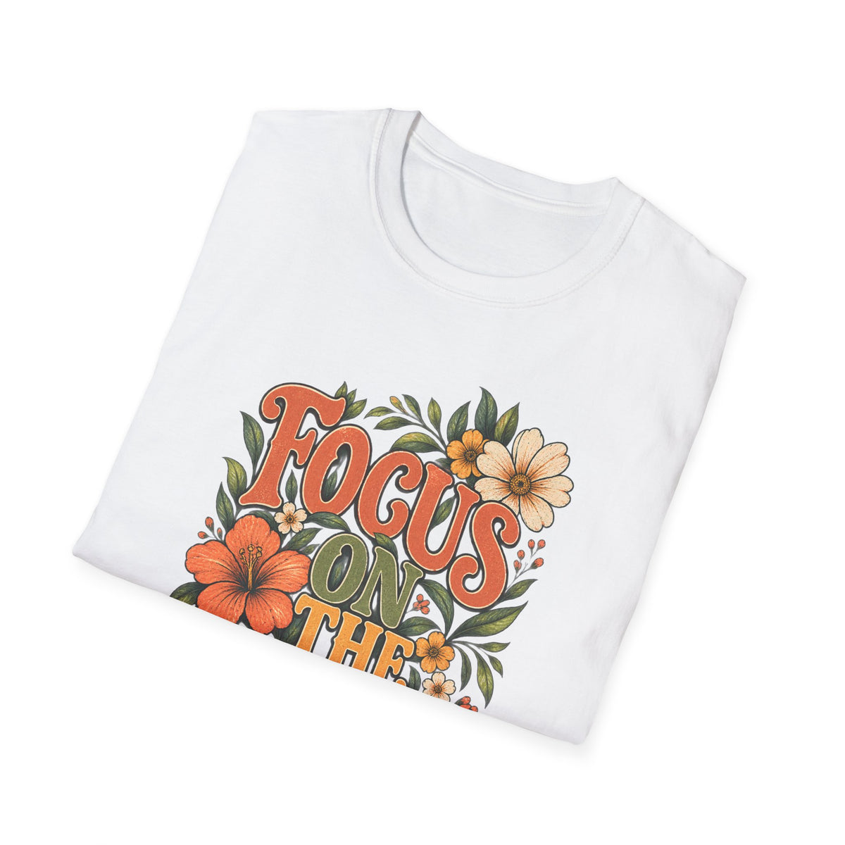 Focus on the Lord Floral Christian T-Shirt