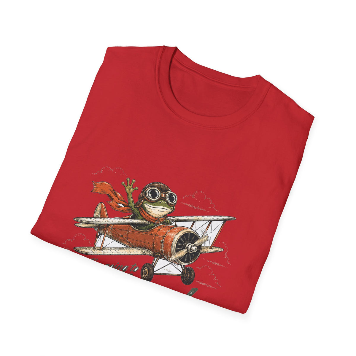 Copy of Copy of I'm Going to Church T-Shirt — Vintage Pilot Bull Dog Graphic Tee