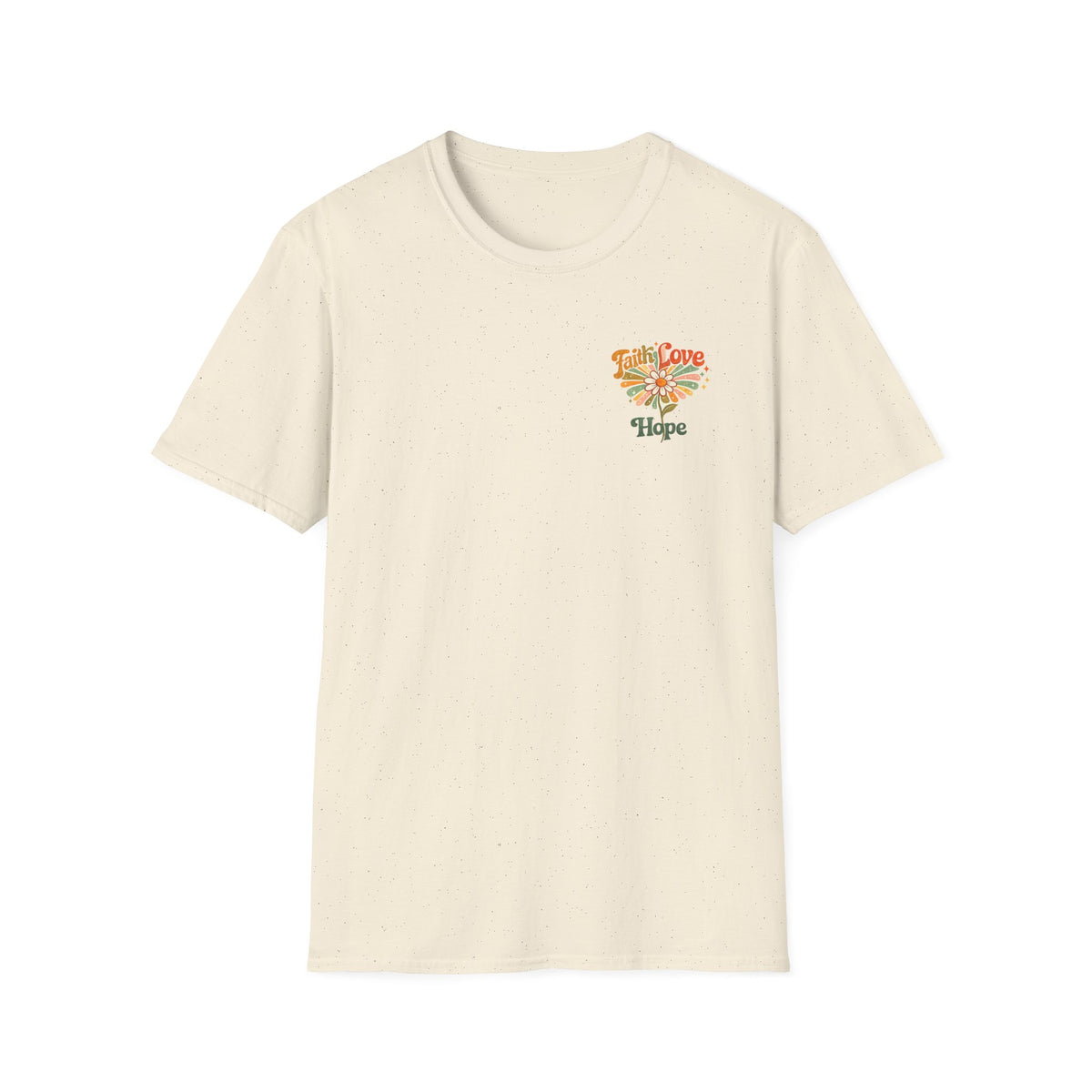 Hope Floral T-Shirt — Small Chest Flower Graphic Tee