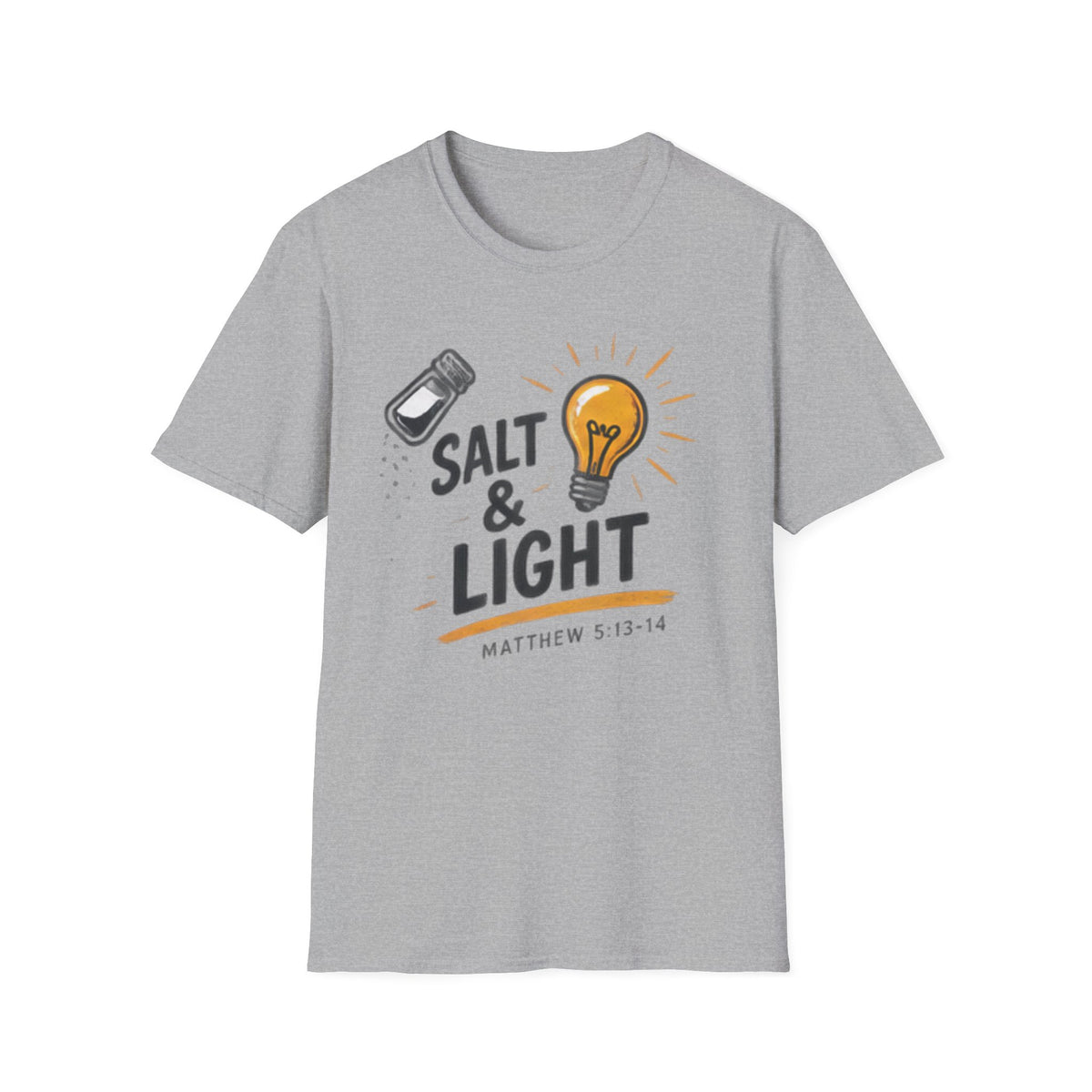Salt & Light T-Shirt — Matthew 5:13-14 Christian Tee