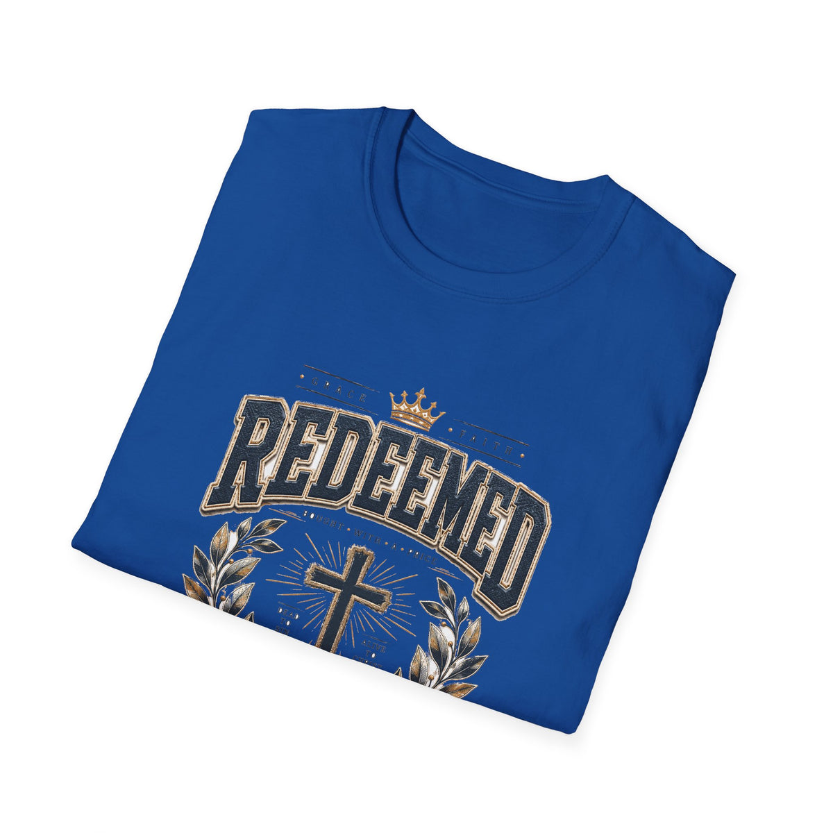 Redeemed Christian T-Shirt — Cross & Laurel Faith Tee