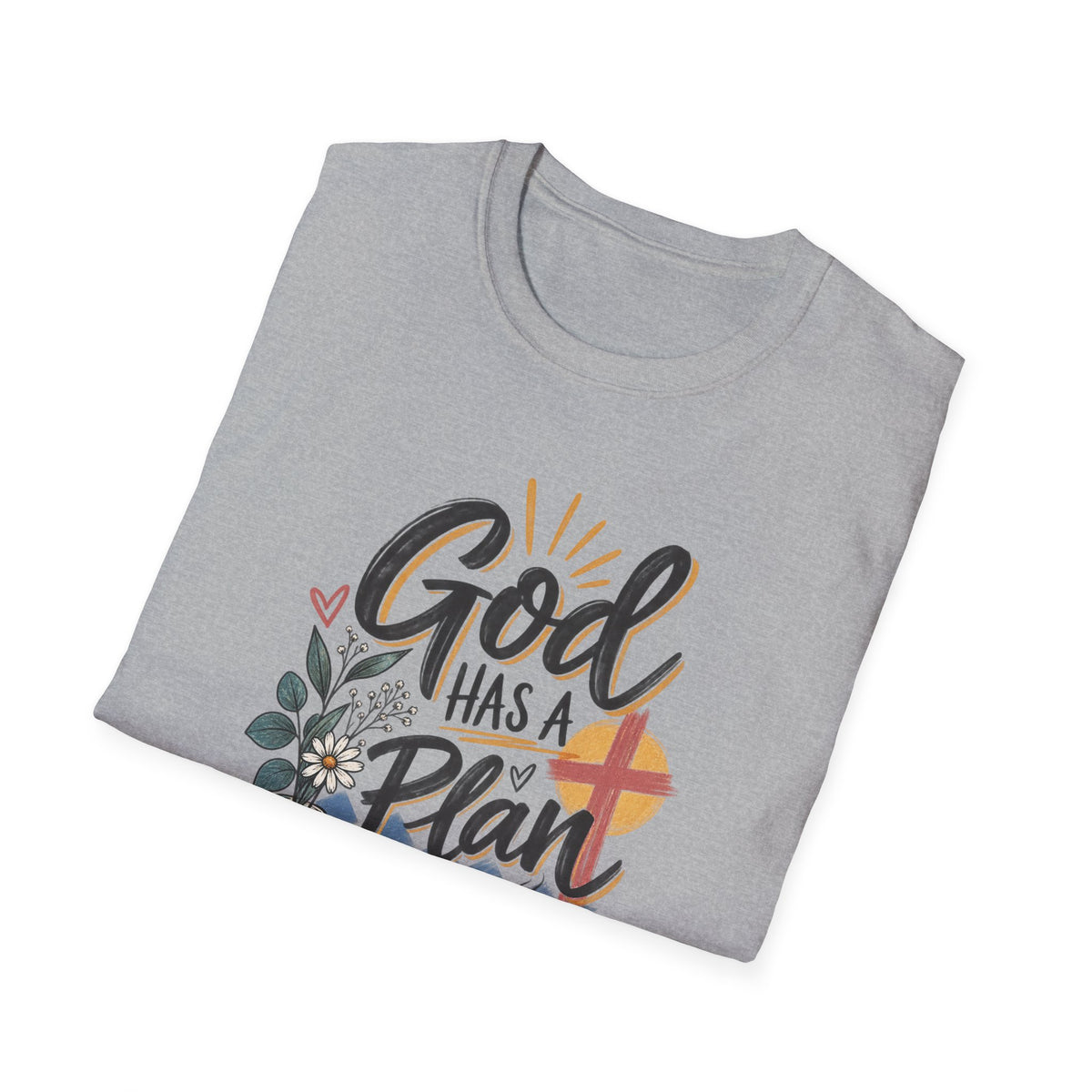 God Has a Plan Christian Faith T-Shirt