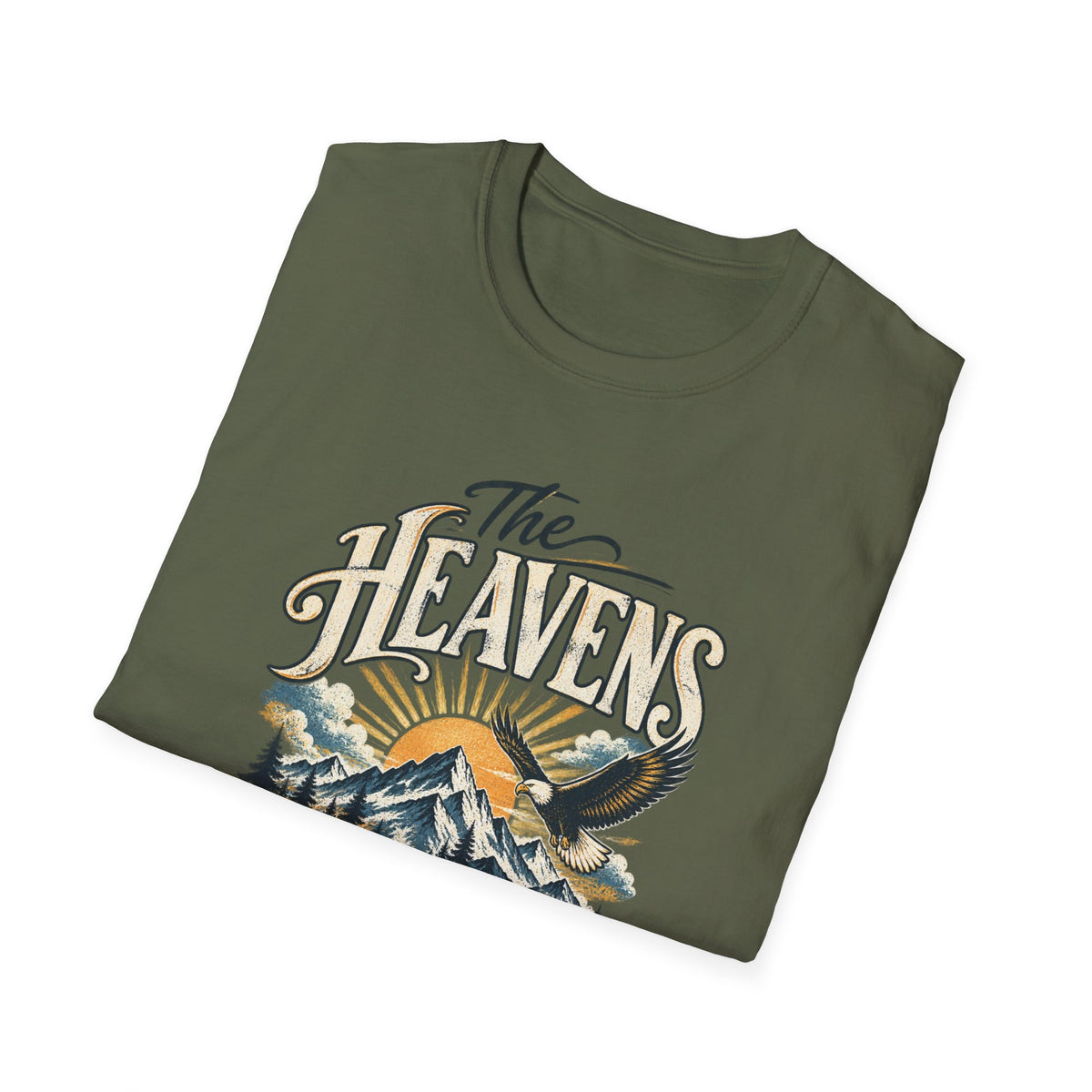 The Heavens Are Roaring Mountain Christian T-Shirt
