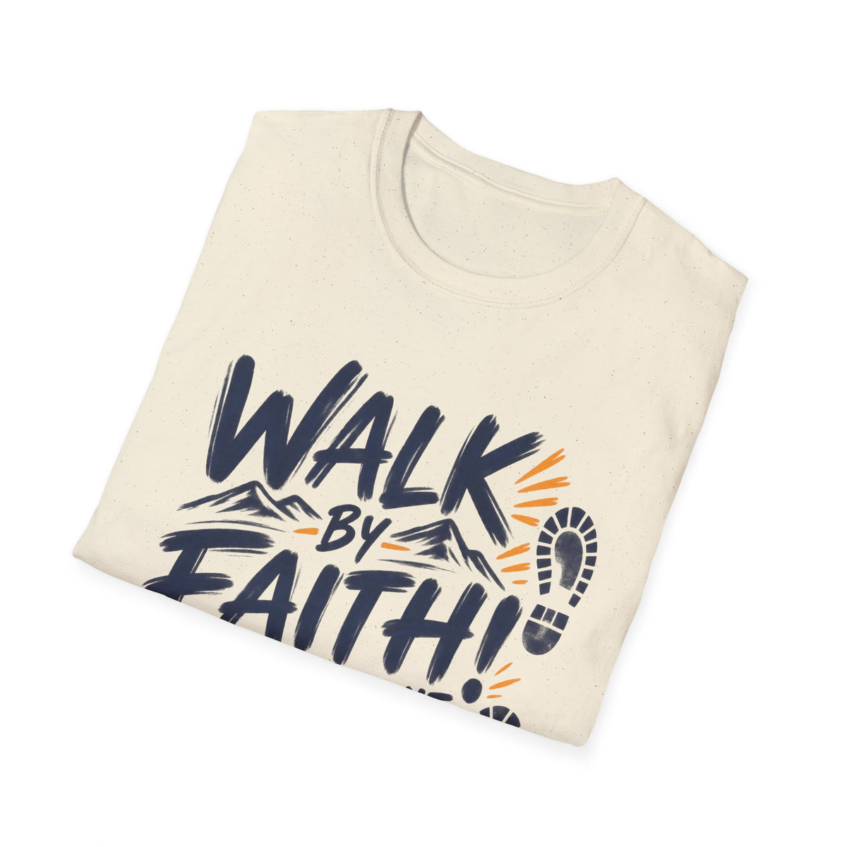 Walk by Faith Not by Sight Christian T-Shirt – 2 Corinthians 5:7