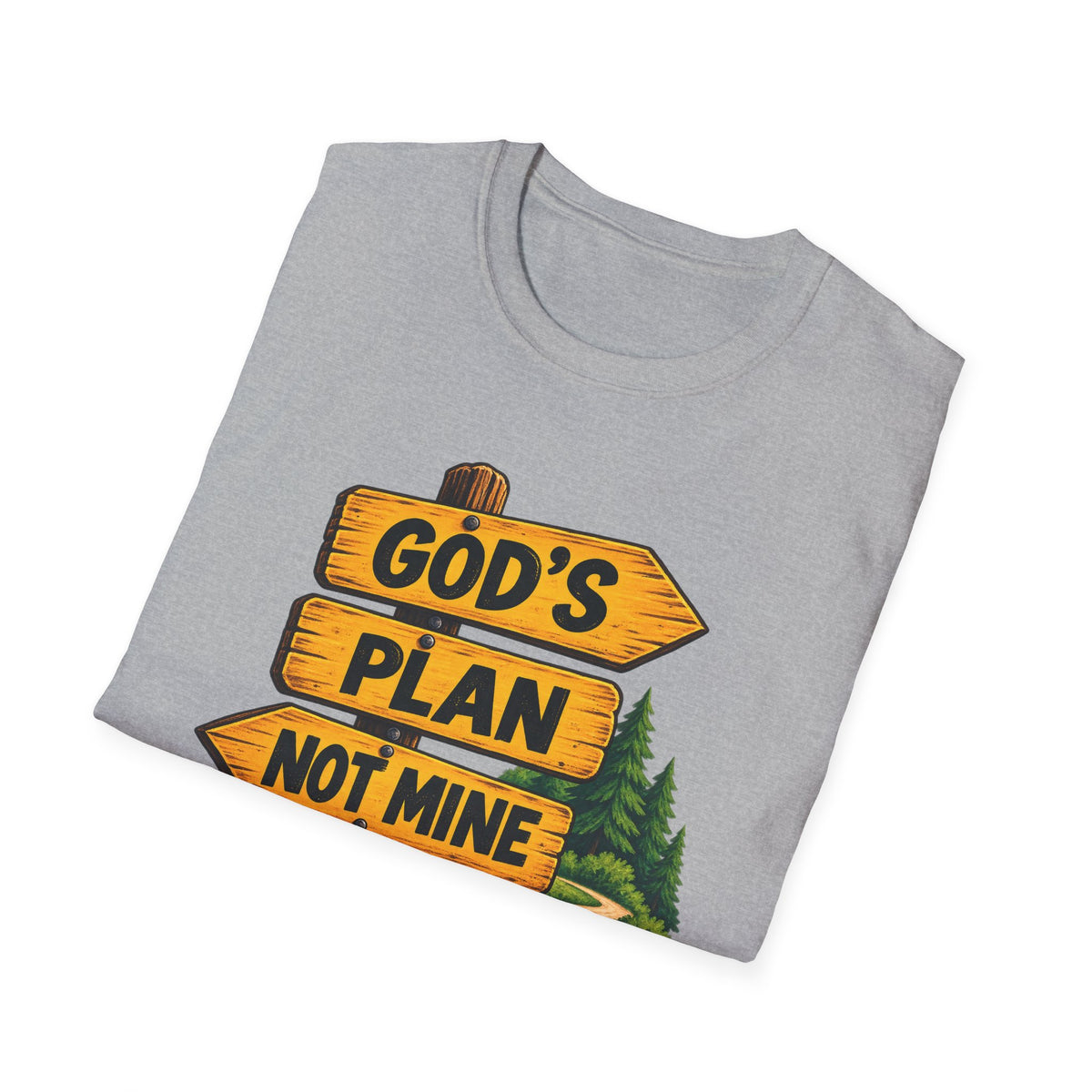 God's Plan Not Mine T-Shirt – Jeremiah 29:11 Christian Faith Tee