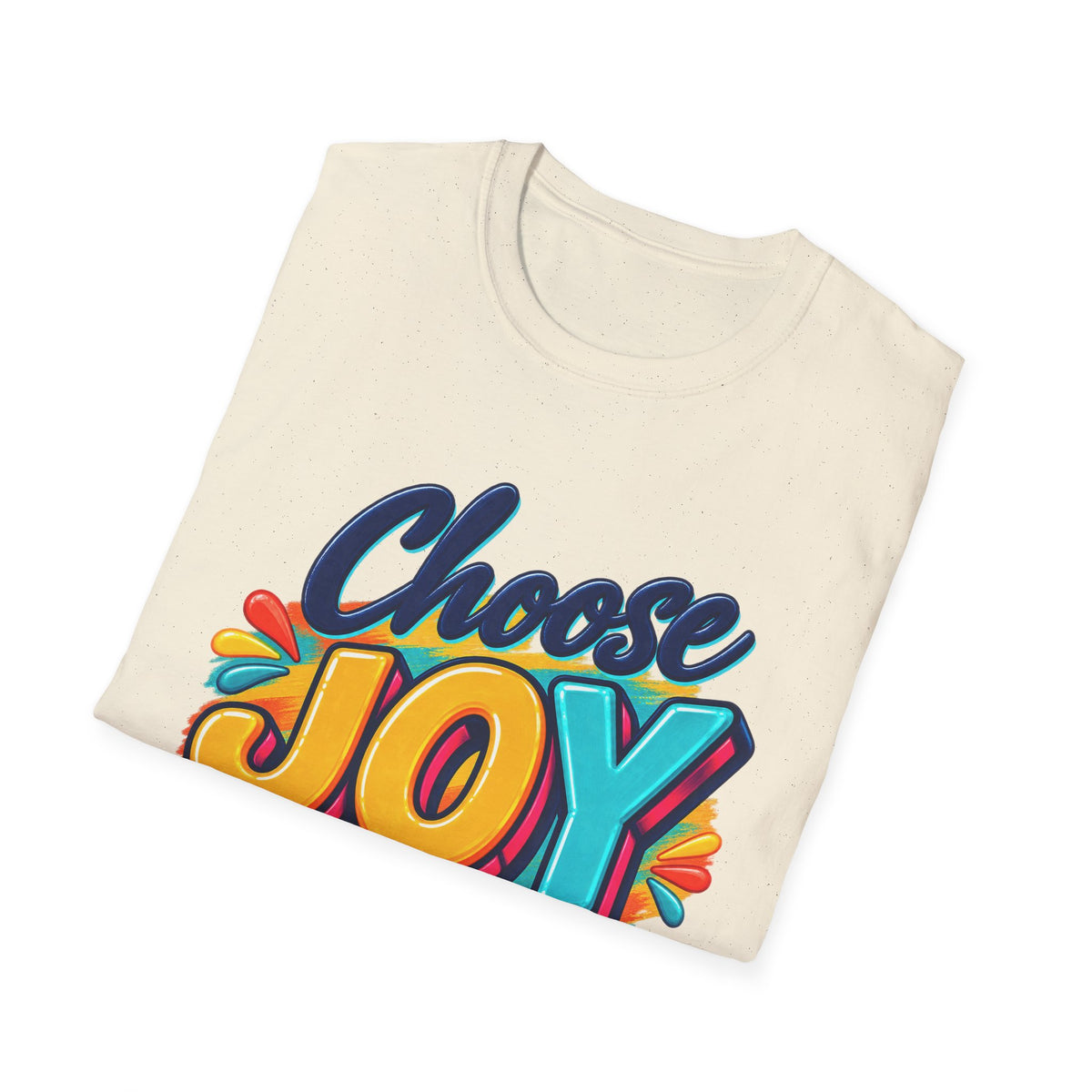Choose Joy T‑Shirt — Colorful Nehemiah 8:10 Christian Tee