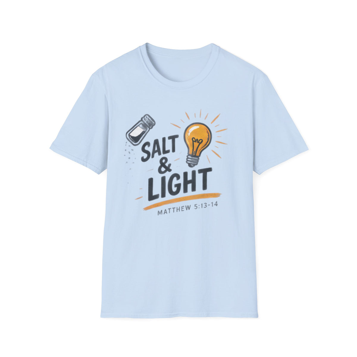 Salt & Light T-Shirt — Matthew 5:13-14 Christian Tee