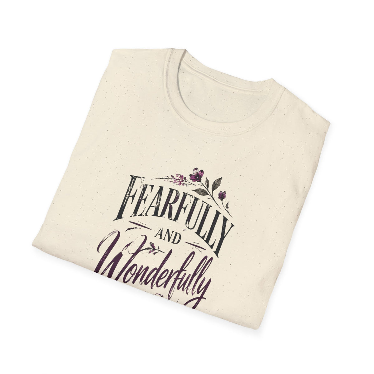Fearfully and Wonderfully Made Inspirational Bible Verse T-Shirt