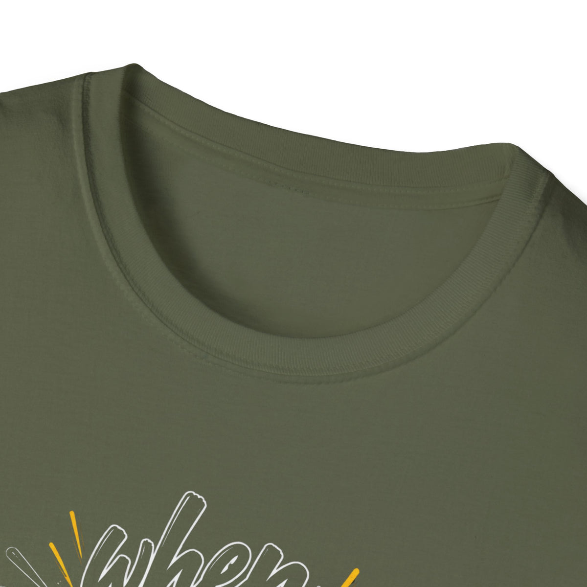T-Shirt — “Duck When God Made Me He Grinned and Said This Will Be Fun” Cute Christian Graphic Tee