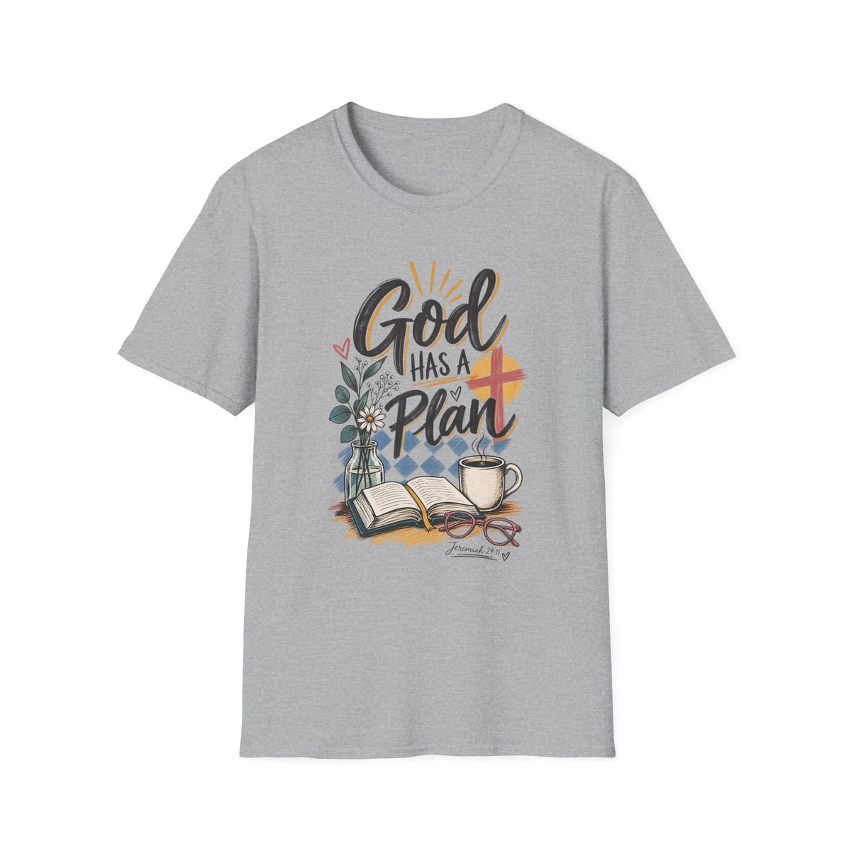 God Has a Plan Christian Faith T-Shirt