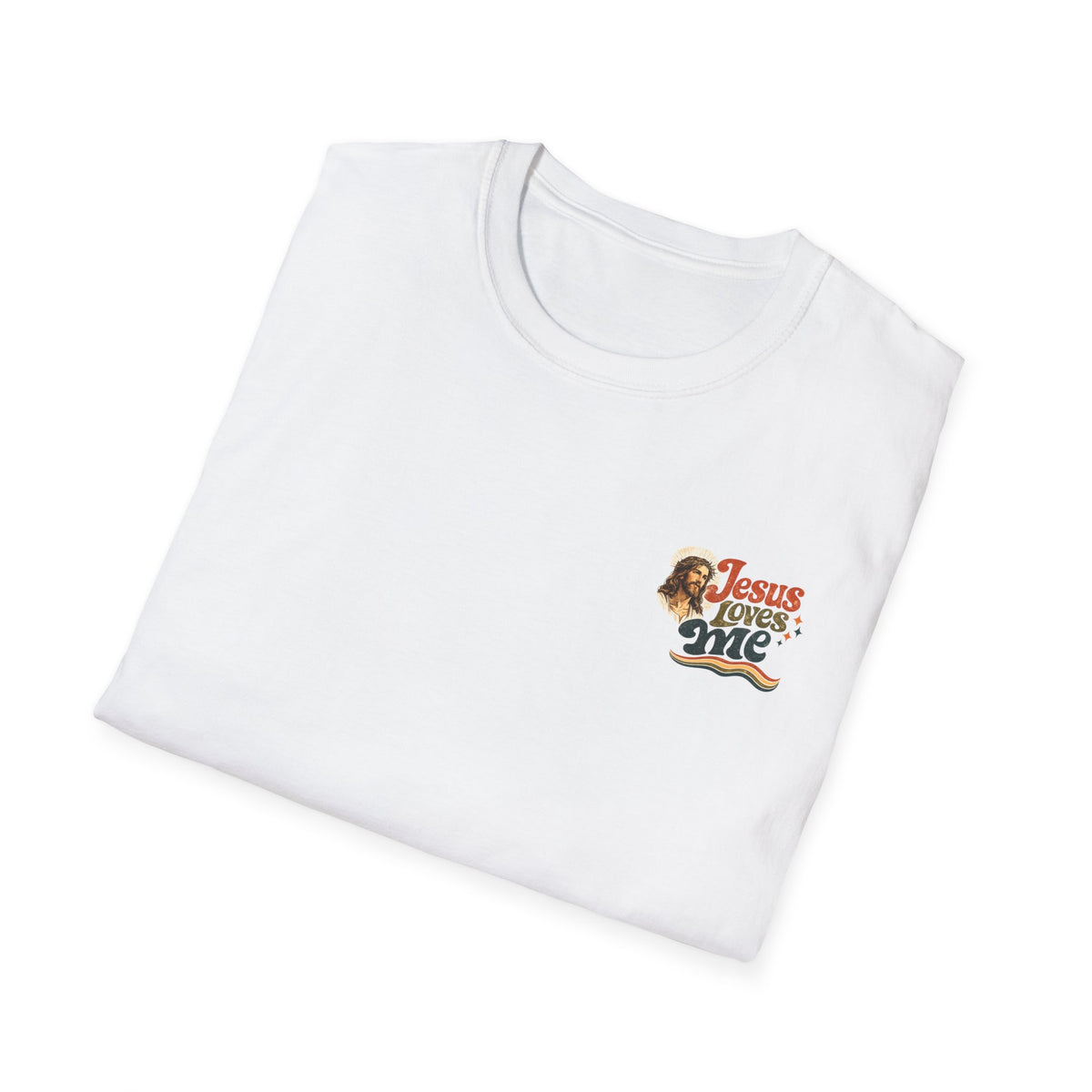 T-Shirt - Retro "Love Me" Small Chest Graphic, Vintage 70s Style