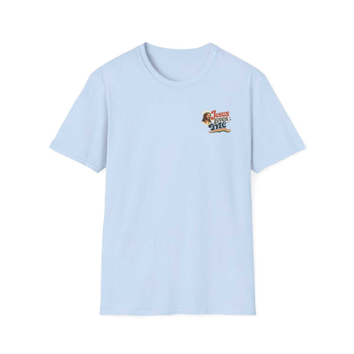 T-Shirt - Retro "Love Me" Small Chest Graphic, Vintage 70s Style