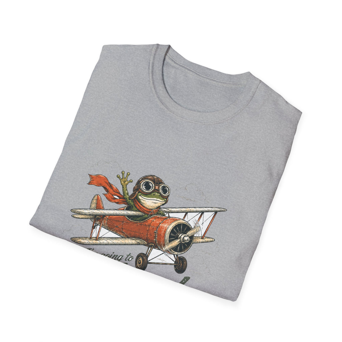 Copy of Copy of I'm Going to Church T-Shirt — Vintage Pilot Bull Dog Graphic Tee
