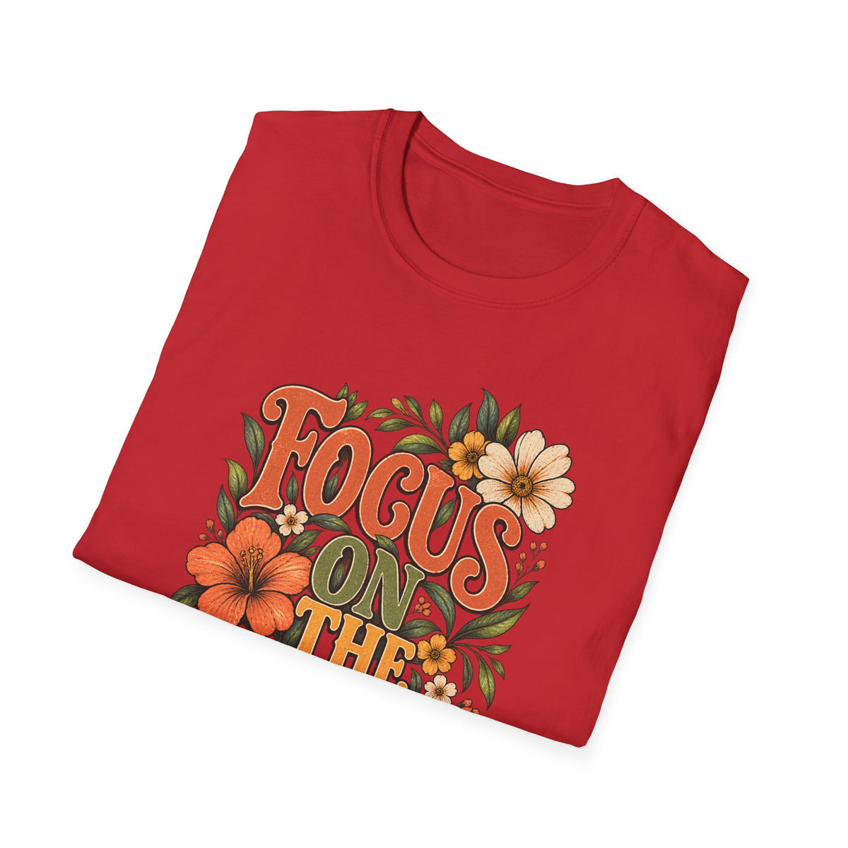 Focus on the Lord Floral Christian T-Shirt