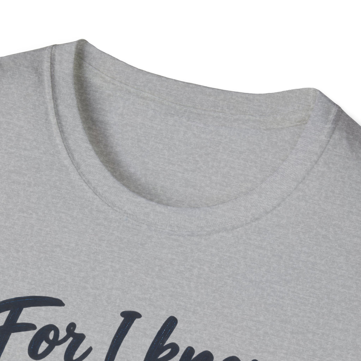 Jeremiah 29:11 Inspirational T‑Shirt — "For I Know the Plans I Have for You" Christian Faith Tee