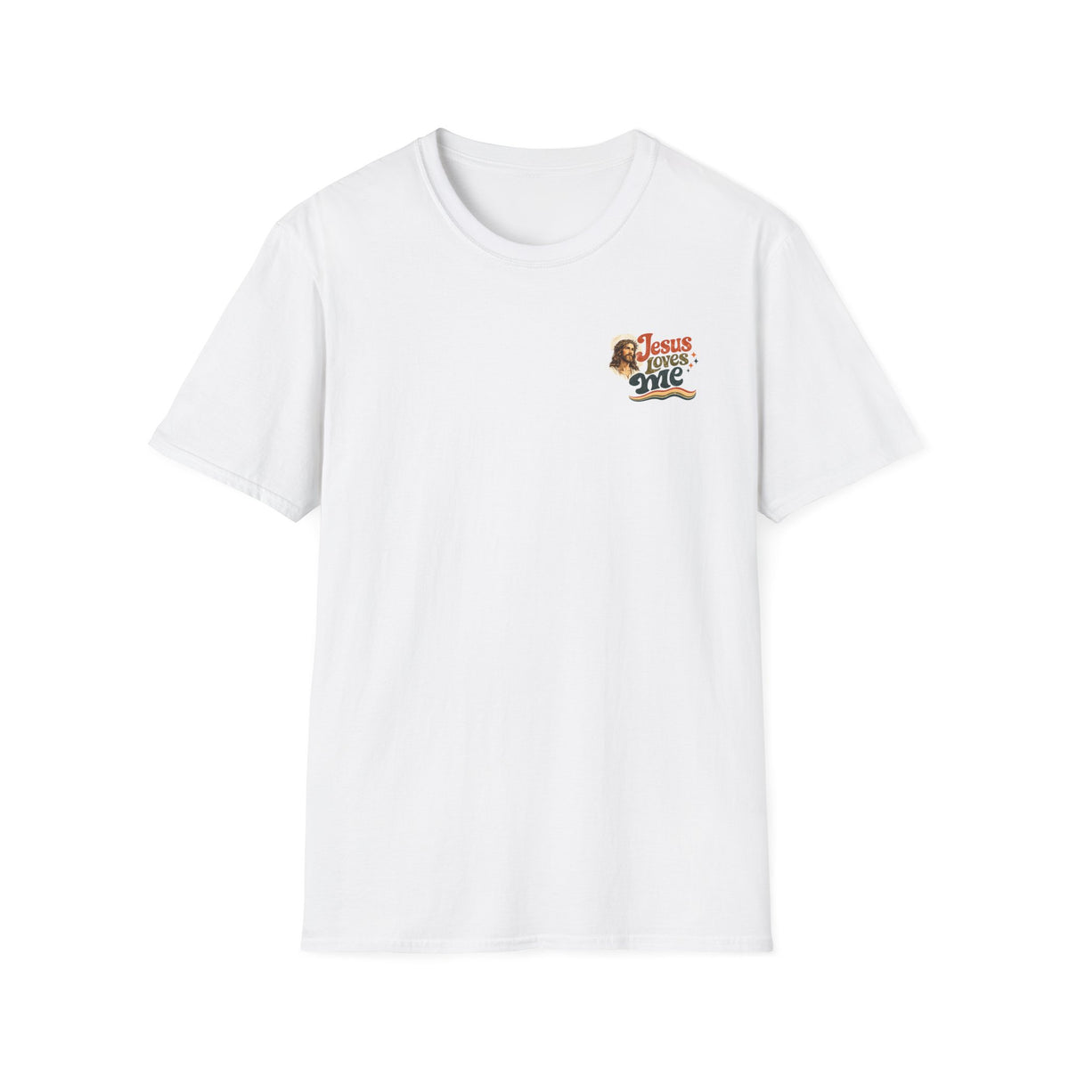 T-Shirt - Retro "Love Me" Small Chest Graphic, Vintage 70s Style