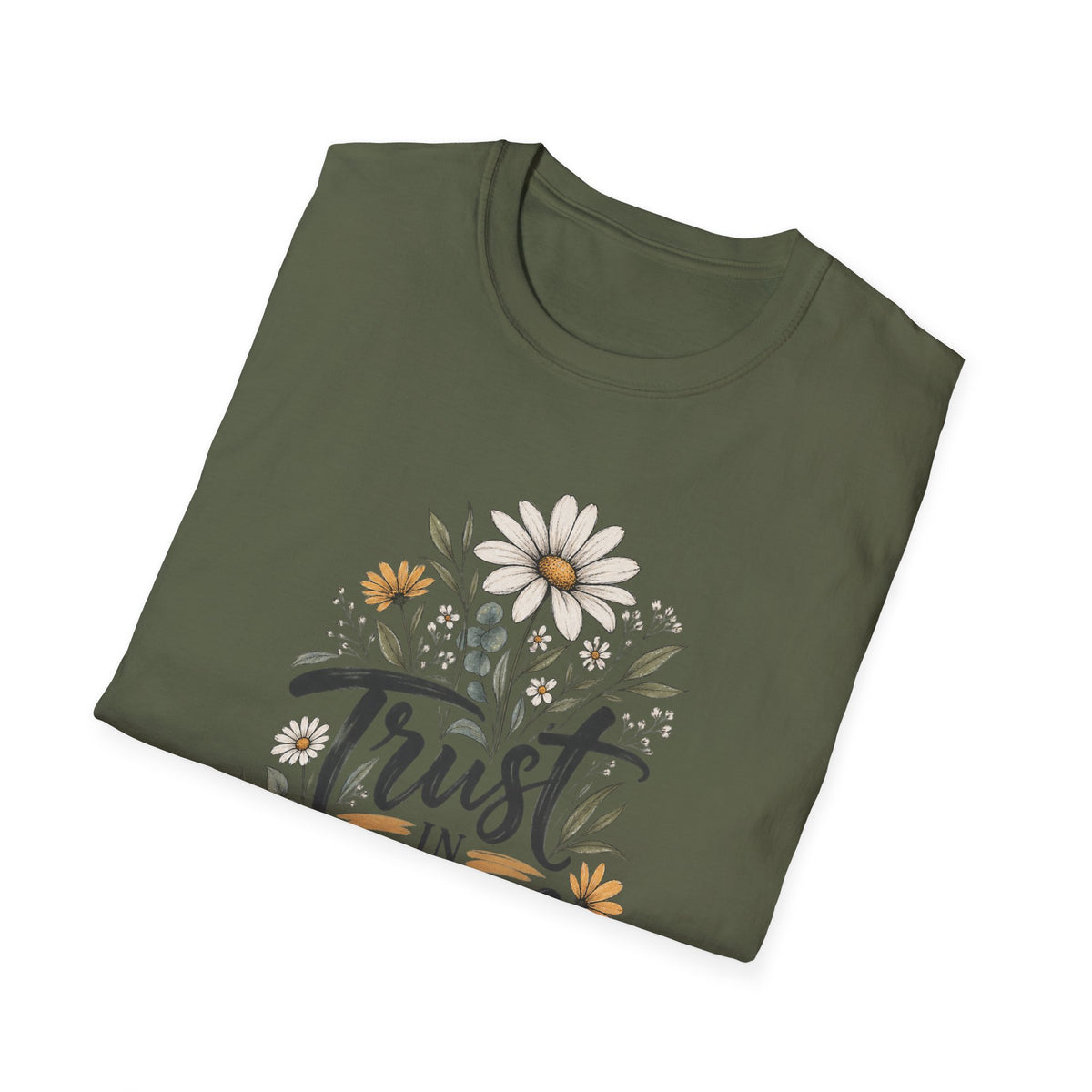Trust in God Floral Faith T-Shirt