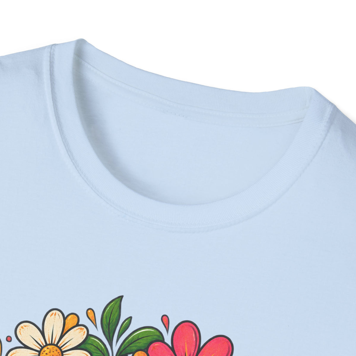 God Is Love Floral Christian T-Shirt