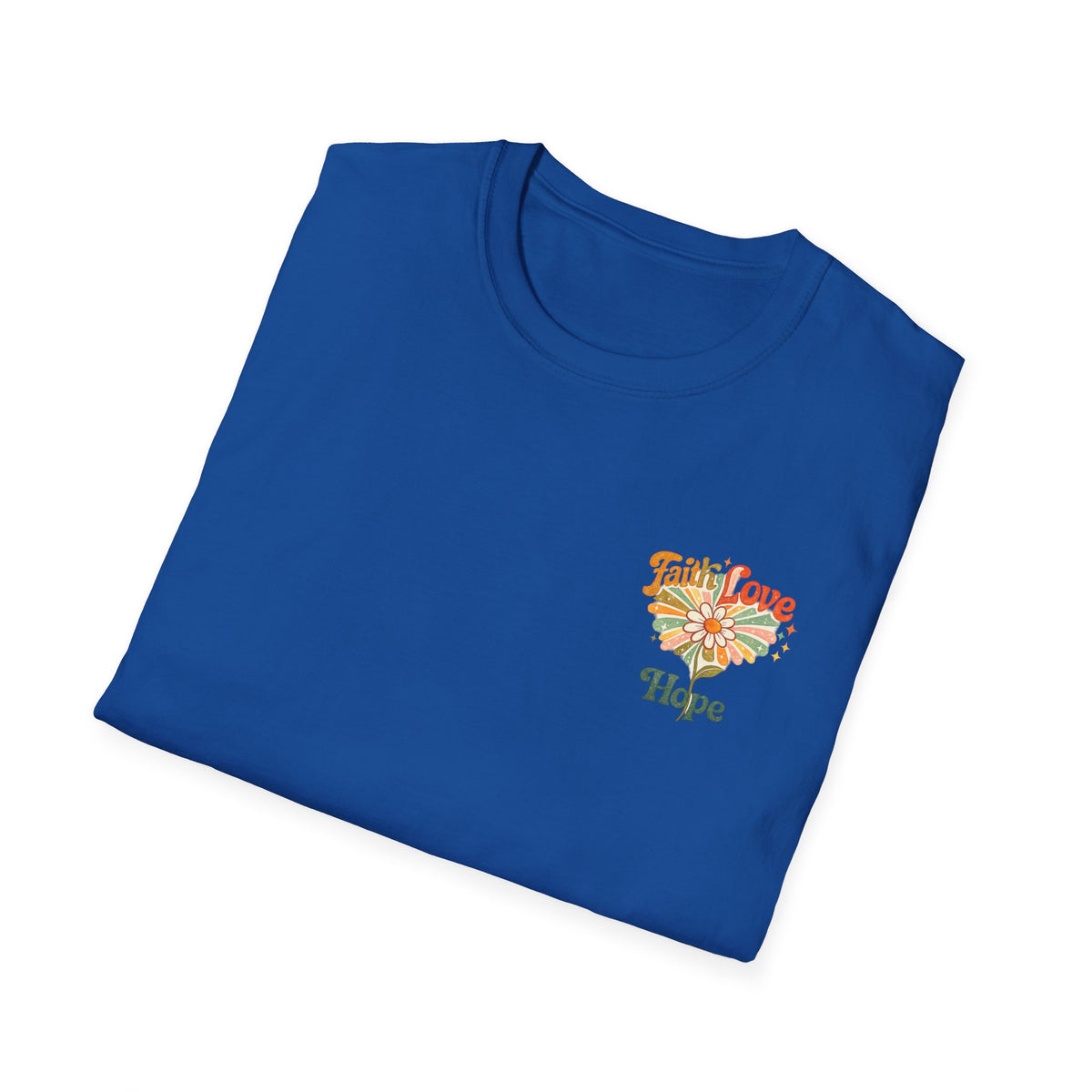 Hope Floral T-Shirt — Small Chest Flower Graphic Tee