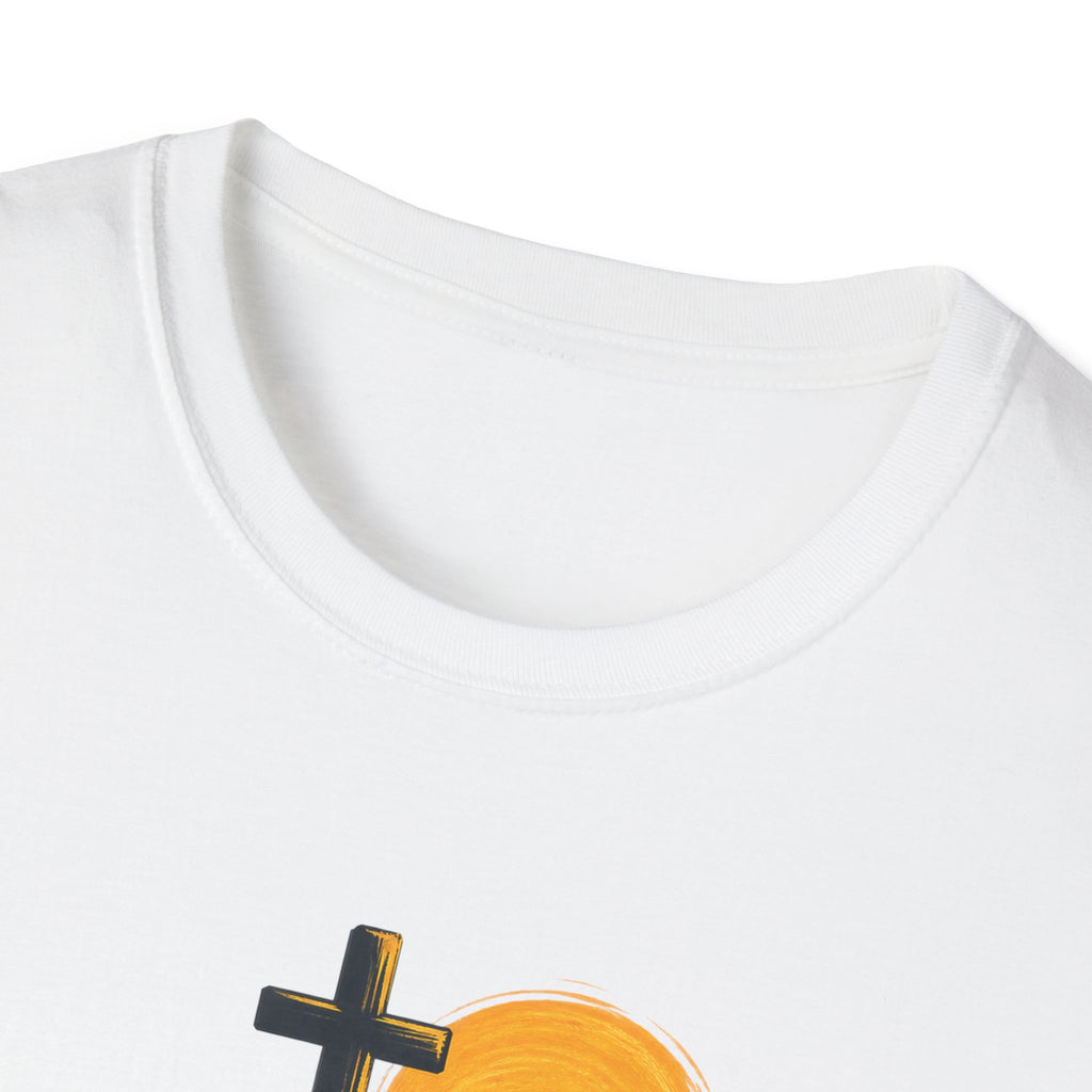 Forever With Jesus T-Shirt — Christian Faith Mountain Cross Tee (John 14:3)